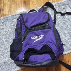 Speedo 35L Backpack in Purple and Black (Large)